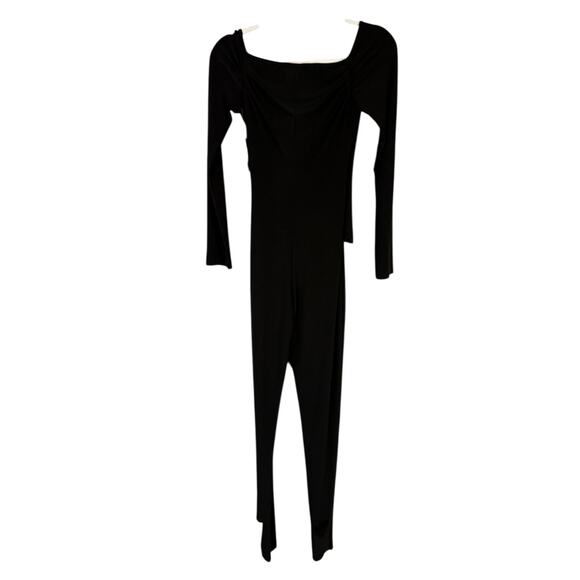 Norma Kamali Off Shoulder Sweetheart Catsuit Footie Evening Party Statement S - Picture 9 of 12